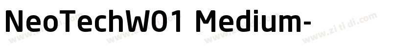 NeoTechW01 Medium字体转换